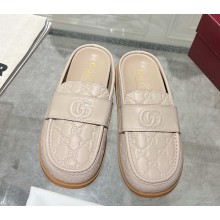 Gucci Women's mule with Double G Beige GG leather 2025