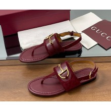 Gucci 834431 Women's thong sandal with Horsebit 051506 2025