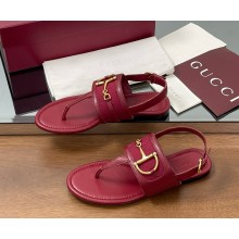 Gucci 834431 Women's thong sandal with Horsebit 051507 2025