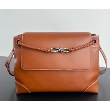 Bottega Veneta medium Andiamo Messenger bag in silky calf leather brown 2025 