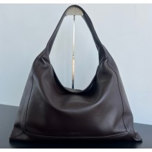 Bottega Veneta Large Hop Shoulder bag in silky calf leather Madder brown 2025 