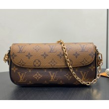 Louis Vuitton M26587 Wallet On Chain Ivy Monogram Reverse coated canvas Cowhide-leather trim 2025
