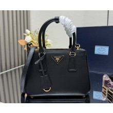 Small Prada Galleria Saffiano leather bag 1BA869 black 2025