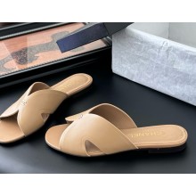 Chanel mules flat calf leather beige 052004 2025