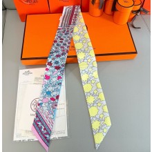 Hermes Twilly Silk Scarf 5x86cm 052118 2025