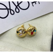 Loewe Anagram Pebble earrings 052304 2025