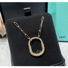 Tiffany Lock Pendant Necklace 052405 2025 