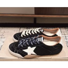 Golden Goose Women's Super-Star in black suede with white star 2025