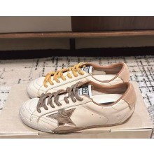 Golden Goose Women's Super-Star in white leather with silver star 2025