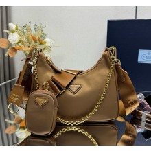 Prada Re-Edition 2005 Re-Nylon bag 1BH204 Brandy 2025