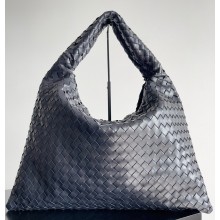 Bottega Veneta Large Hop Shoulder bag with Intrecciato craftsmanship in calf leather Shadow 2025