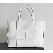 Bottega Veneta Arco Large Leather Tote white 2025