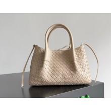 Bottega Veneta Small Pinacoteca Tote bag in Intrecciato silky calf leather Ecru/matcha 2025