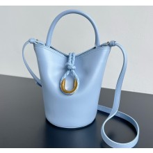 Bottega Veneta Small Liberta Bucket Cross-body bucket bag in smooth calf leather Lunar 2025