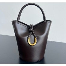 Bottega Veneta Small Liberta Bucket Cross-body bucket bag in smooth calf leather Fondant 2025