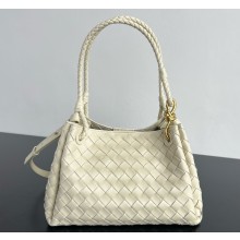 Bottega Veneta medium Parachute Shoulder bag in supple Intrecciato leather Sea salt 2025