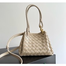 Bottega Veneta Small Parachute Shoulder bag in supple Intrecciato leather Ecru 2025