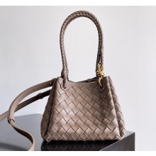 Bottega Veneta Small Parachute Shoulder bag in supple Intrecciato leather coffee 2025