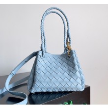 Bottega Veneta Small Parachute Shoulder bag in supple Intrecciato leather sky blue 2025