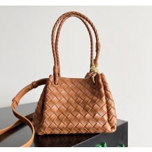 Bottega Veneta Small Parachute Shoulder bag in supple Intrecciato leather brown 2025