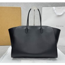 The Row Marlo 17 Bag in Leather black 2025