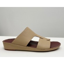 Loro Piana Buckle Sandal Ox Leather beige 2025