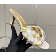 Bottega Veneta Blink Mule with a folded detail in Intrecciato leather 052906 heel 6.5cm 2025 
