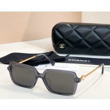 CHANEL Rectangle Sunglasses CH3487 01 2025