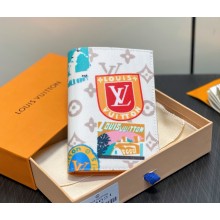 Louis Vuitton M14621 Passport Cover Monogram Dune Coated canvas 2025