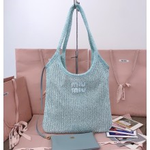 MIU MIU IVY sequin mesh bag 5BG231 Anise 2025