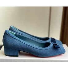 Christian Louboutin Mamaflirt Ballerinas denim blue 2025