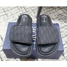 Dior Men's Aqua Sandal Dior Oblique Jacquard 060402 2025