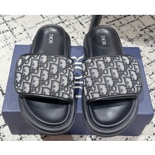 Dior Men's Aqua Sandal Dior Oblique Jacquard 060404 2025