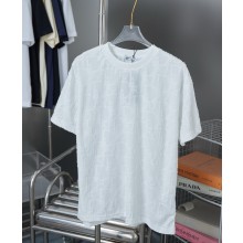 Dior women/men T-Shirt Cotton Jacquard white 2025