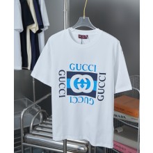 Gucci women/men Printed T-shirt in Cotton Jersey white 2025