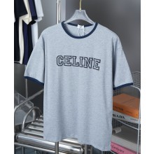 Celine women/men T-shirt in Cotton grey 2025