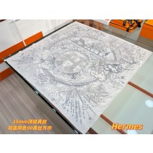 Hermes silk scarf 90x90cm 060513 2025 (TOP QUALITY)