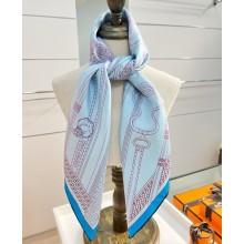Hermes silk scarf 90x90cm 060526 2025 (TOP QUALITY)