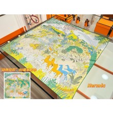 Hermes silk scarf 90x90cm 060530 2025 (TOP QUALITY)