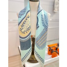 Hermes silk scarf 90x90cm 060537 2025 (TOP QUALITY)