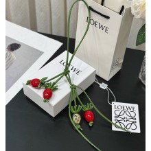 Loewe Tomato vine charm in classic calfskin red 2025