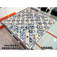 Chanel silk scarf 88x88cm 060912 2025 (TOP QUALITY)