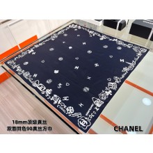 Chanel silk scarf 90x90cm 060914 2025 (TOP QUALITY)