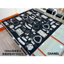 Chanel silk scarf 90x90cm 060919 2025 (TOP QUALITY)