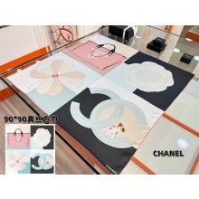 Chanel silk scarf 90x90cm 060934 2025 (TOP QUALITY)