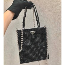 Prada Raso Top Handle Bag 1N6608 black 2025