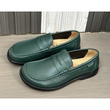 LOEWE men's Campo loafer in deerskin Green 2025