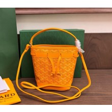 GOYARD Petit Flot Mini bucket bag Yellow 2025