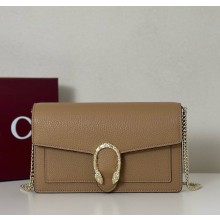 Gucci Dionysus wallet on chain 837373 Beige grainy leather 2025