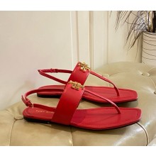 Tory Burch Eleanor T-strap sandals red 2025